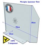 Hygiaphone plexiglas protection barrière covid-19